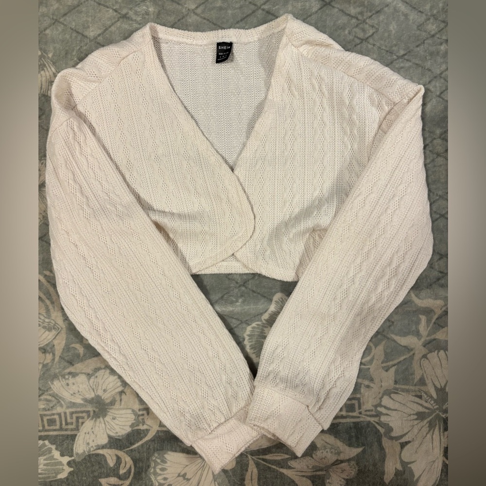 White Knit Cardigan
